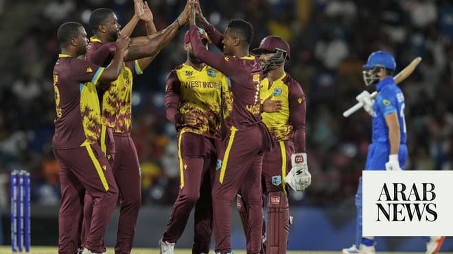 West Indies thrash Afghanistan in final T20 World Cup group game